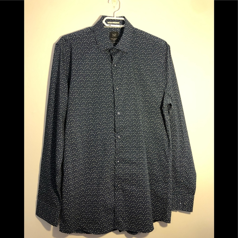 Non Fiction Button Up